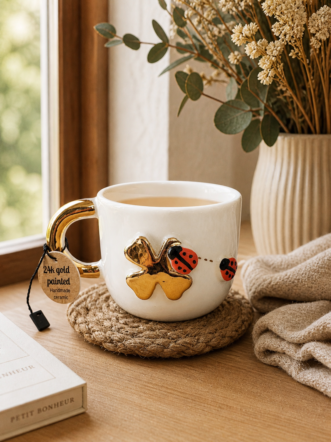 Tasse Coccinelle dorée