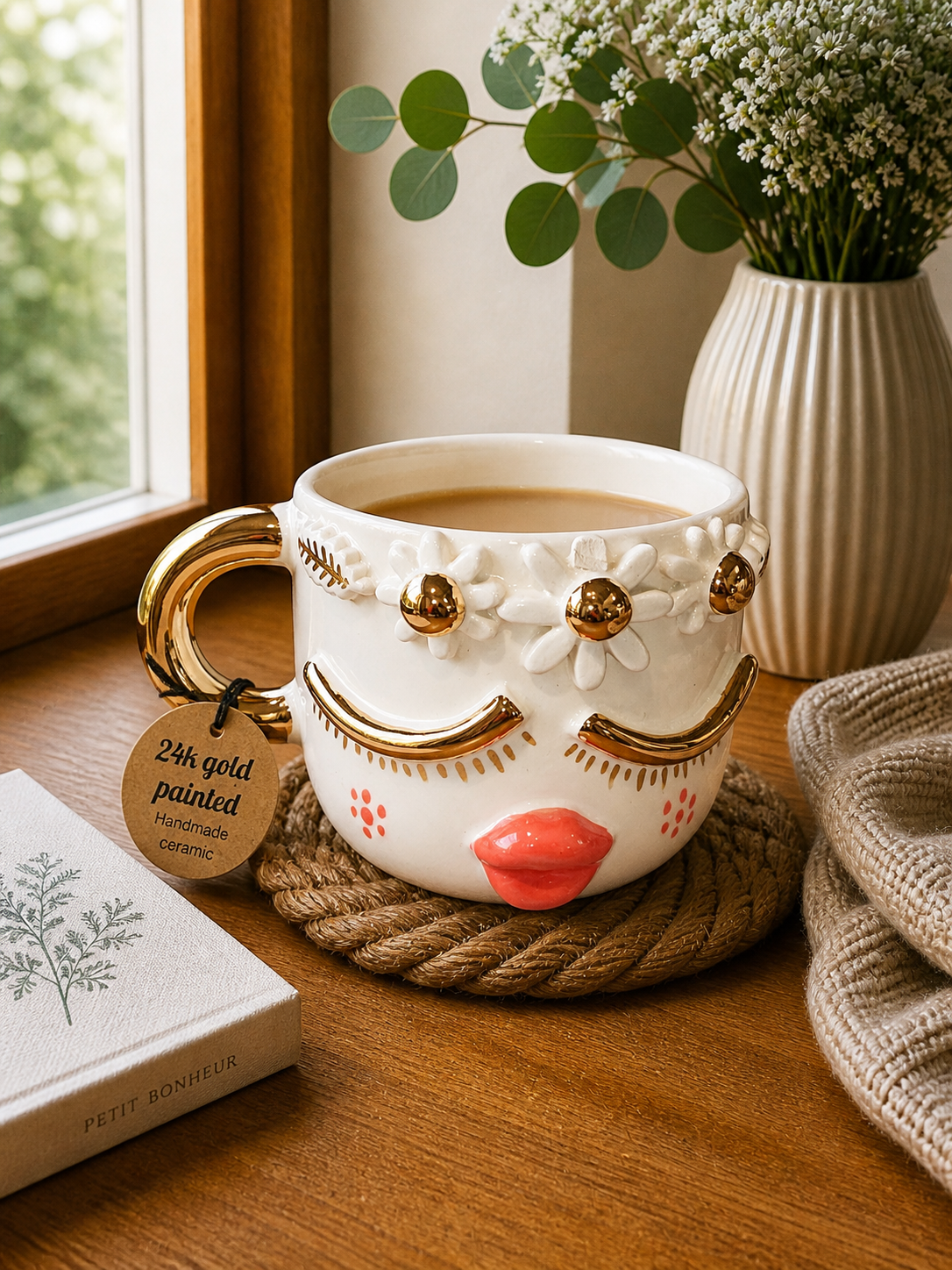 Tasse Visage Marguerites
