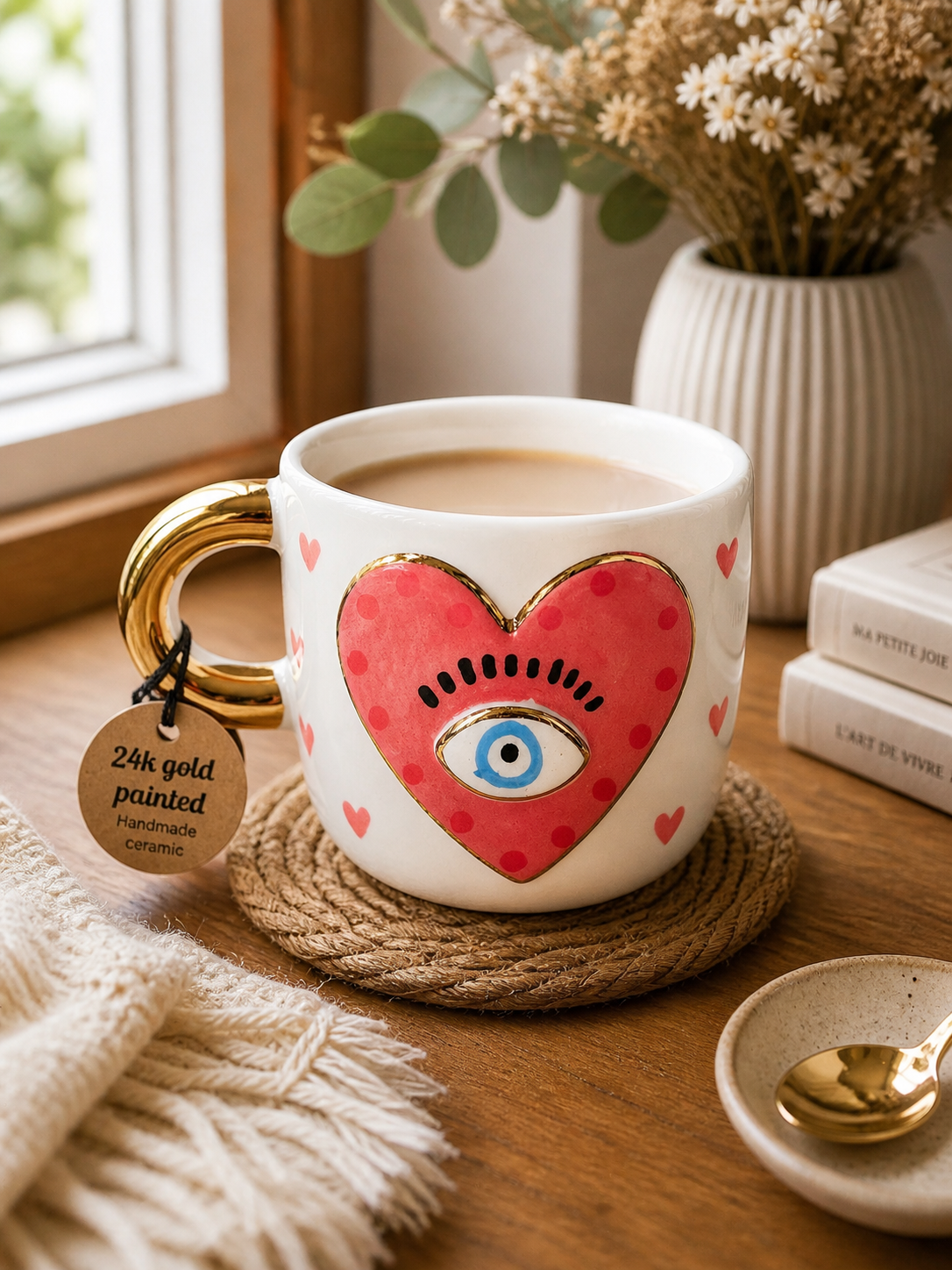 Tasse Coeur et Oeil protecteur