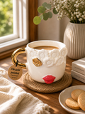 Tasse Visage fleuri