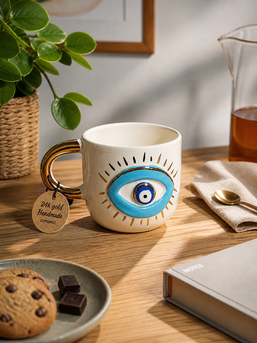 Tasse Oeil protecteur bleu