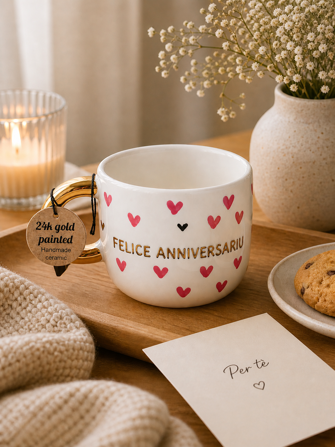 Tasse Felice Anniversariu